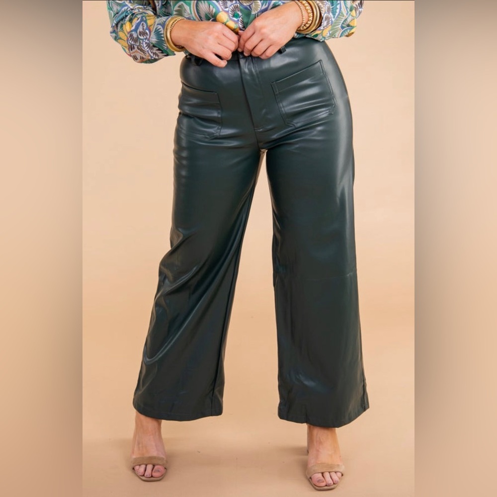Faux Leather Pants